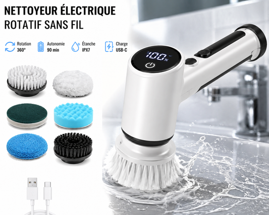 nettoyeur rotatif sans fil